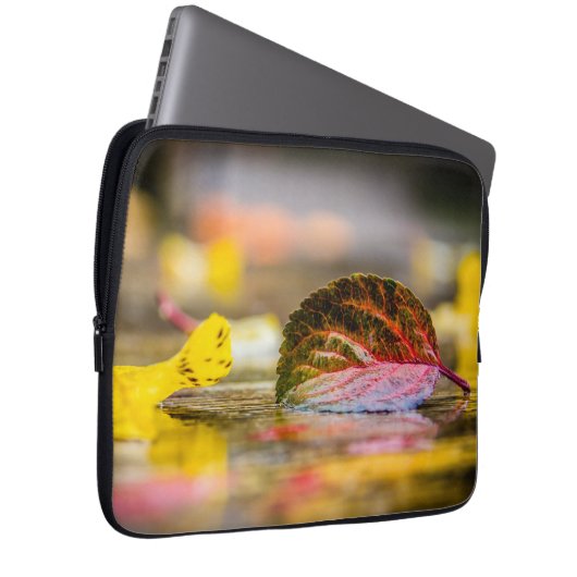 Herbstfarben Laptopschutzhülle (Vorne Rechts)