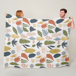 Herbstfarben lauschen dem farbenfrohen, orangefarb fleecedecke