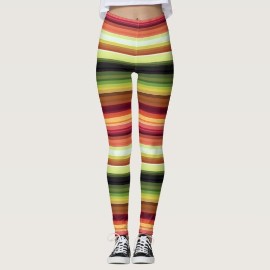 Herbstfarben Leggings (Vorderseite)