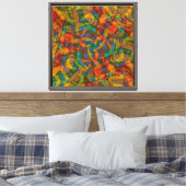 Herbstfarben Leinwanddruck (Insitu (Schlafzimmer))