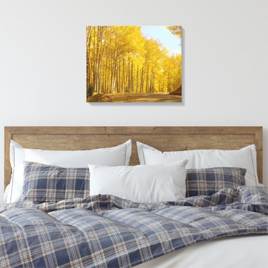 Herbstfarben Leinwanddruck (Insitu (Schlafzimmer))