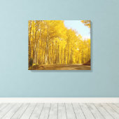 Herbstfarben Leinwanddruck (Insitu (Holzboden))