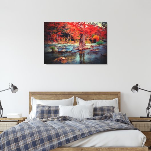 Herbstfarben Leinwanddruck (Insitu (Schlafzimmer))