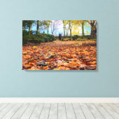 Herbstfarben Leinwanddruck (Insitu (Holzboden))