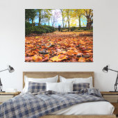 Herbstfarben Leinwanddruck (Insitu (Schlafzimmer))