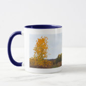 Herbstfarben Lone Cottonwood Tree Impressionistisc Tasse (Links)
