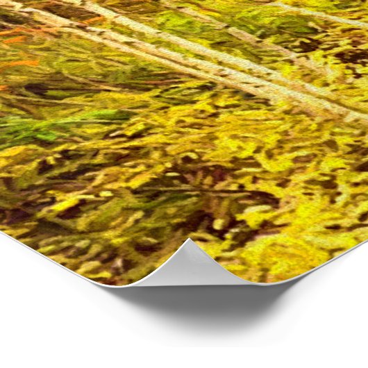 Herbstfarben Maine Poster (Ecke)