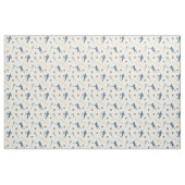 Herbstfarben Male Lacrosse Player-Muster Stoff (Fat Quarter (45,7 x 55,9 cm))