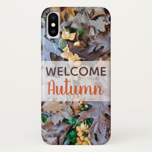 Herbstfarben mit abgefallenem Blätter Case-Mate iPhone Hülle (Rückseite)
