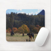 Herbstfarben mit der Herde... Mousepad (Mit Mouse)