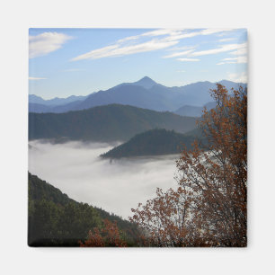 Herbstfarben mit Nebel.... Magnet