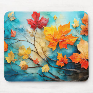 Herbstfarben Mousepad