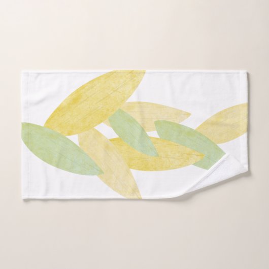 Herbstfarben Muster Badhandtuch Set (Handtuch)