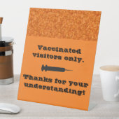 Herbstfarben Nur Pedestal-Zeichen geimpft Sockelschild (In Situ)