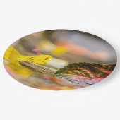 Herbstfarben Pappteller (Schrägansicht)