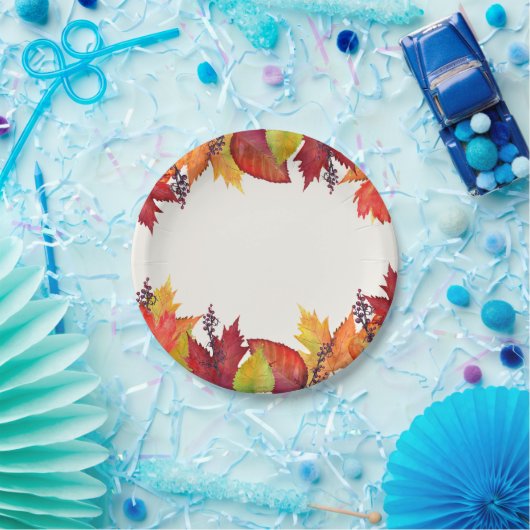 Herbstfarben Pappteller (Party)