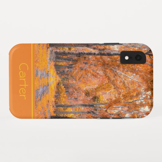 Herbstfarben Personalisiert Case-Mate iPhone Hülle (Rückseite (Horizontal))