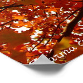 Herbstfarben Poster (Ecke)
