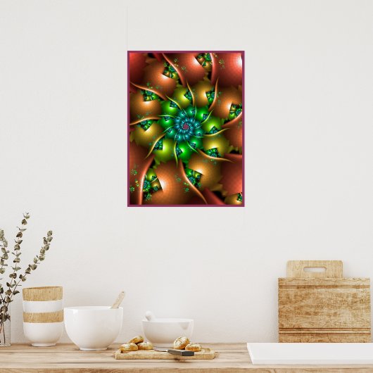 Herbstfarben Poster (Küche)