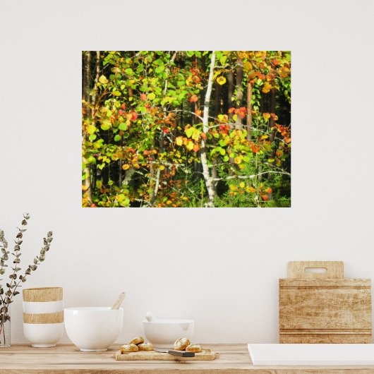 Herbstfarben Poster (Küche)