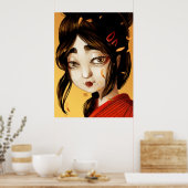 Herbstfarben Poster (Küche)