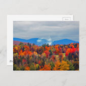 Herbstfarben Postkarte (Vorne/Hinten)