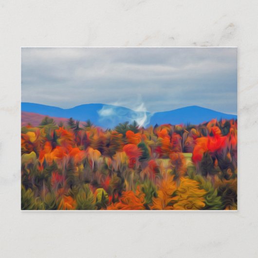 Herbstfarben Postkarte (Vorderseite)