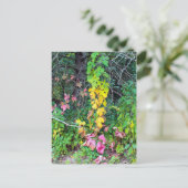 Herbstfarben Postkarte (Stehend Vorderseite)