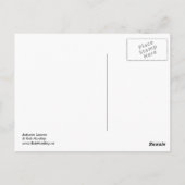 Herbstfarben Postkarte (Rückseite)