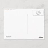 Herbstfarben Postüberqueren Postkarte (Rückseite)