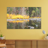 Herbstfarben Reflektionen Leinwanddruck (Insitu (Wohnzimmer))