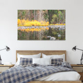 Herbstfarben Reflektionen Leinwanddruck (Insitu (Schlafzimmer))