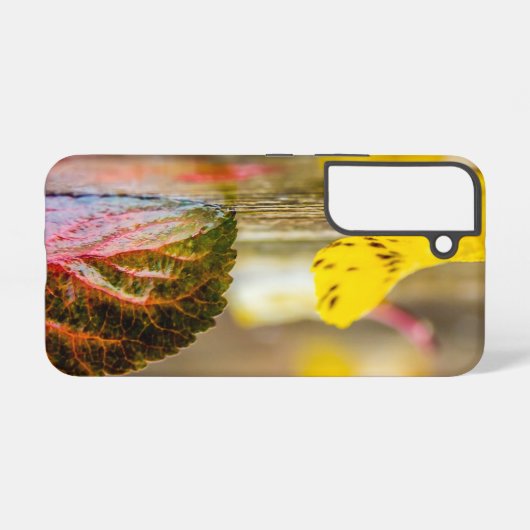 Herbstfarben Samsung Galaxy Hülle (Rückseite (Horizontal))