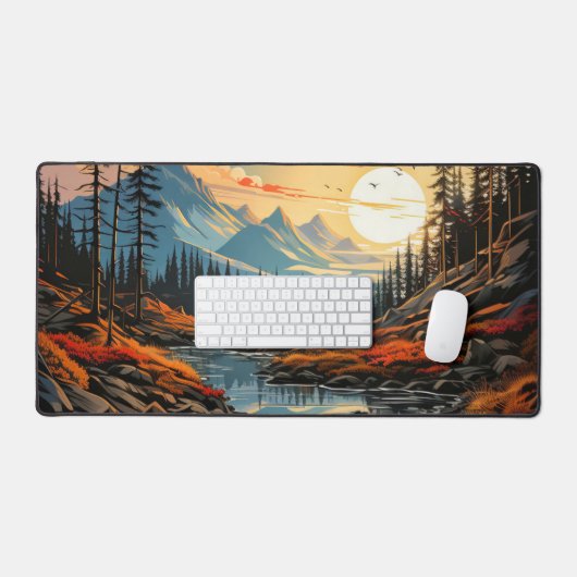 Herbstfarben Schreibtischunterlage (Tastatur & Maus)