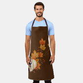 Herbstfarben Schürze (Getragen)