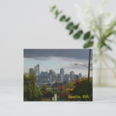 Herbstfarben Seattle Postcard Postkarte (Stehend Vorderseite)