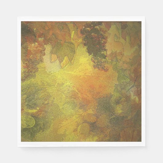 Herbstfarben Serviette (Vorderseite)