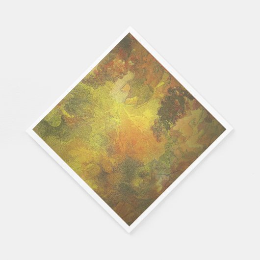 Herbstfarben Serviette (Ecke)