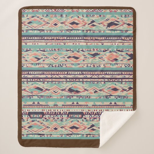 Herbstfarben Sherpadecke (Vorderseite)