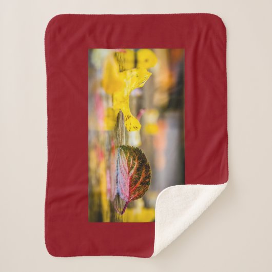 Herbstfarben Sherpadecke (Vorderseite)