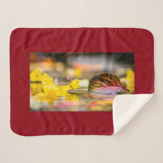 Herbstfarben Sherpadecke (Vorderseite (Horizontal))