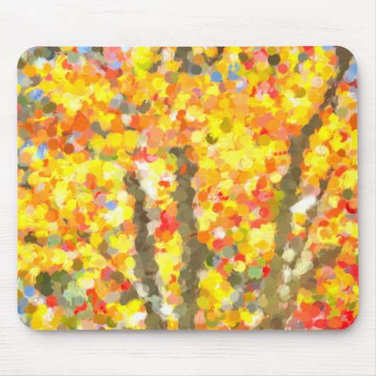 Herbstfarben Stille Kloster Mousepad (Vorne)