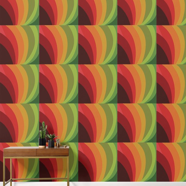 Herbstfarben Tapete (Hausflur)