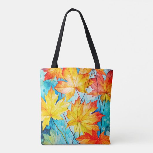 Herbstfarben Tasche (Rückseite)