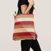 Herbstfarben-Tasche oder Umhängetasche gestreift Tasche (Von Nahem)