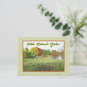 HERBSTFARBEN TOLEDO (OHIO) BOTANISCHE GÄRTEN POSTKARTE (Stehend Vorderseite)