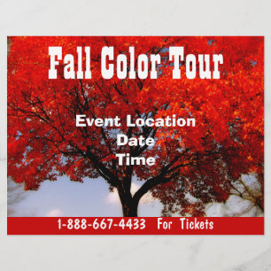 Herbstfarben-Tour Halloween-Event Herbst-Event-Fl Flyer