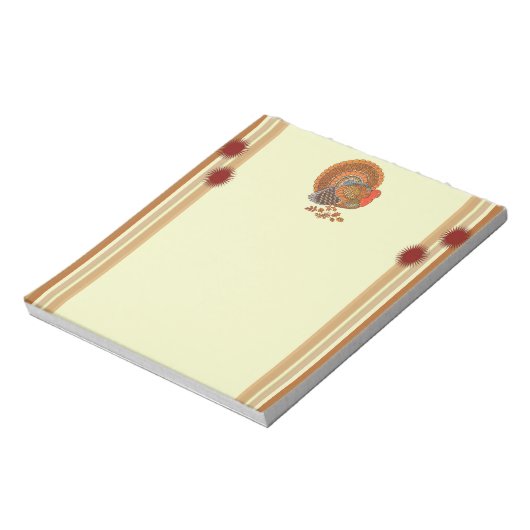 Herbstfarben Türkei Blätter Notizblock (Rotiert)