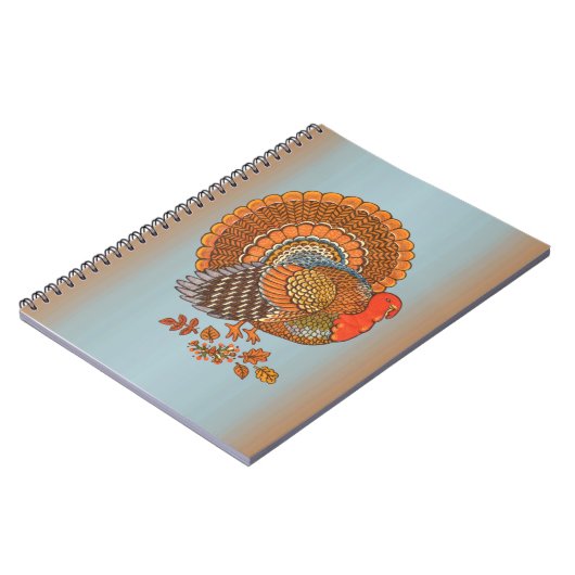 Herbstfarben Türkei Blätter Notizblock (Linke Seite)