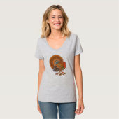 Herbstfarben Türkei Blätter T-Shirt (Vorderseite Vollansicht)